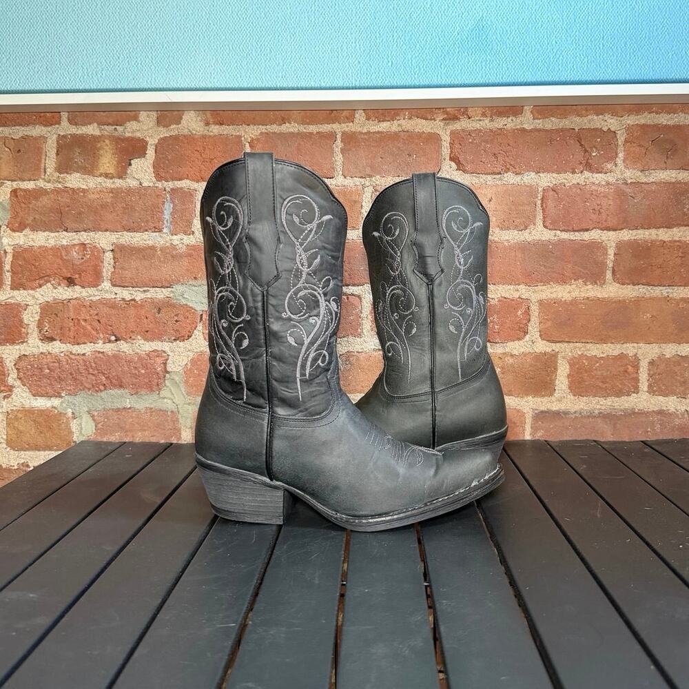 Sterling River Embroidered Cowboy Boot